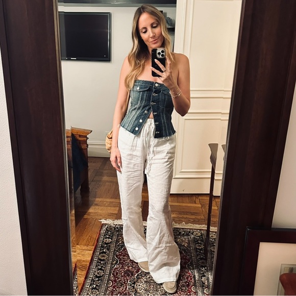 Zara denim strapless tank - Picture 3 of 3